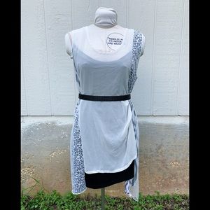 Pretty Angel (M) Black And White Animal Print Top